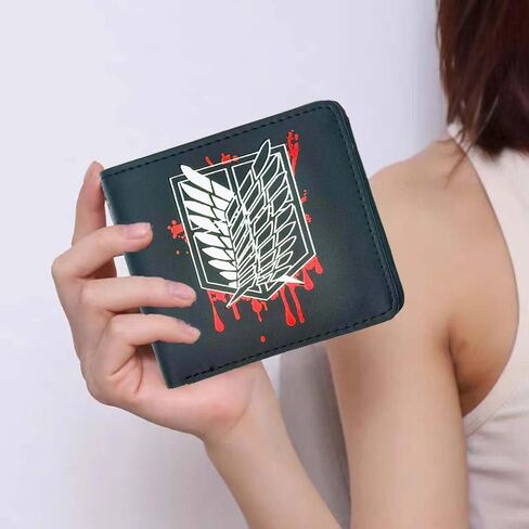 محفظة Bigemo قطعة واحدة باللون الأسود والبني Bifold Luffy Anime Wallet وقبعة القش القراصنة جولي روجر محفظة Anime مع قطعة واحدة من قلادة Luffy Skeleton قلادة وسلسلة مفاتيح Luffy للرجال والأولاد والبنات والنساء in Kuwait