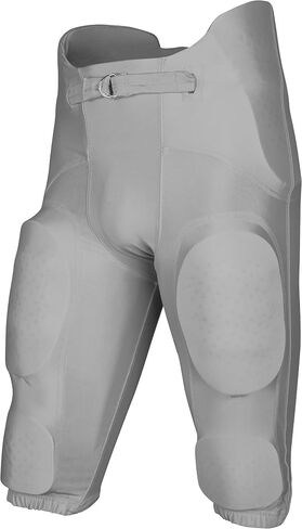 Champro Men's Standard Bootleg 2 Adult Integrated Football Pants with Built-in Pads, Black, Small in Saudi Arabia
