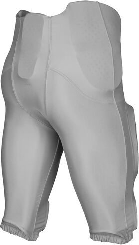 Champro Men's Standard Bootleg 2 Adult Integrated Football Pants with Built-in Pads, Black, Small in Saudi Arabia