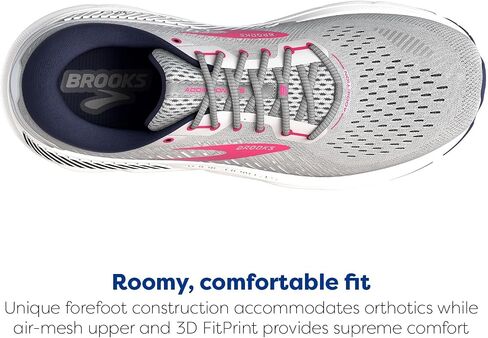 حذاء الجري الداعم للنساء من Brooks Addiction GTS 15 - أسود/أبنوسي/موفوود - عرض 8.5 in Saudi Arabia