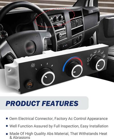 Climate Control Module, 599-294 AC Control Panel Fit for 1996-2021 Chevrolet Express, GMC Savana 1500 2500 3500 & Cargo, Pasajeros, G30, GMC G2500 G3500 in Saudi Arabia