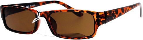 Mens Small Face Snug Fit Color Lens Rectangular Plastic Frame Sunglasses in Kuwait