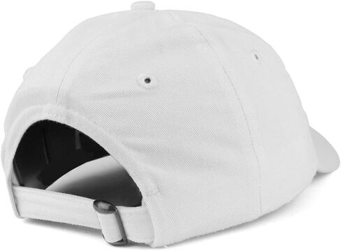 Trendy Apparel Shop Youth White American Flag Unstructured Cotton Baseball Cap in Saudi Arabia