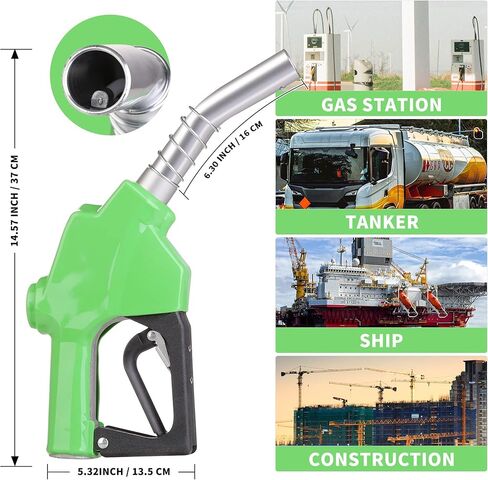 فوهة التزود بالوقود الأوتوماتيكية من WYNNsky، سرعة نقل الوقود عالية، مزلاج البقاء مفتوحًا بثلاثة أوضاع، إغلاق مدخل NPT 1 بوصة للبنزين أو الديزل أو الكيروسين in Kuwait