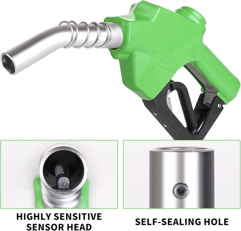 فوهة التزود بالوقود الأوتوماتيكية من WYNNsky، سرعة نقل الوقود عالية، مزلاج البقاء مفتوحًا بثلاثة أوضاع، إغلاق مدخل NPT 1 بوصة للبنزين أو الديزل أو الكيروسين in Kuwait