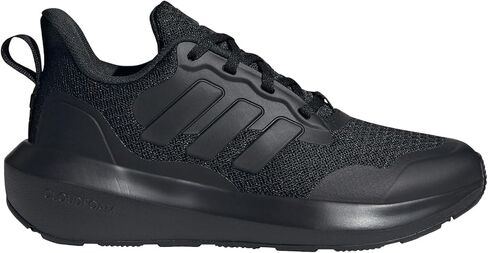 حذاء رياضي Adidas Fortarun 2.0، أسود/أسود/رمادي، مقاس 6 US للأطفال الكبار in Saudi Arabia