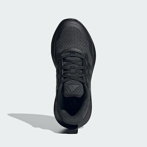 حذاء رياضي Adidas Fortarun 2.0، أسود/أسود/رمادي، مقاس 6 US للأطفال الكبار in Saudi Arabia