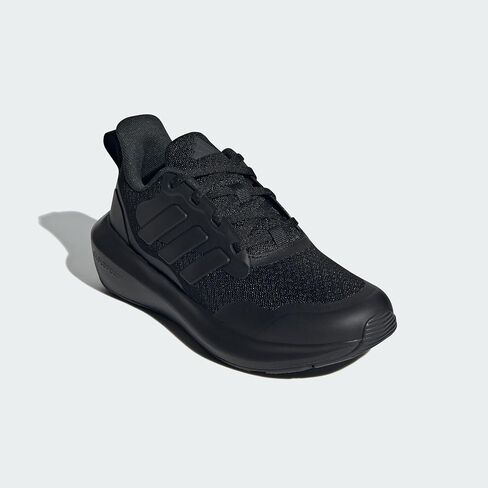 حذاء رياضي Adidas Fortarun 2.0، أسود/أسود/رمادي، مقاس 6 US للأطفال الكبار in Saudi Arabia