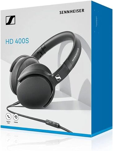 Sennheiser Consumer Audio HD 400S Closed Back, Around Ear Headphone with One-Button Smart Remote on Detachable Cable,Black in Kuwait