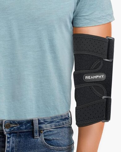Reamphy Elbow Brace,Comfortable Night Elbow Sleep Support,Elbow Splint, Adjustable Stabilizer Splints, Cubital Tunnel Syndrome,Tendonitis,Ulnar Nerve,Tennis,Fits for Men and Women(Fits Most) in Saudi Arabia