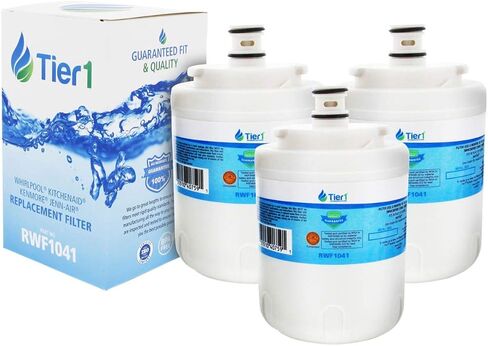 فلتر مياه للثلاجة من Tier1 UKF7003، 4 قطع | بديل لـ Maytag UKF7002AXX، UKF7003AXX، Whirlpool EDR7D1، UKF7002، UKF7001، UKF7001AXX، UKF6001، UKF5001، WSM-1، WF288، فلتر الثلاجة in Kuwait