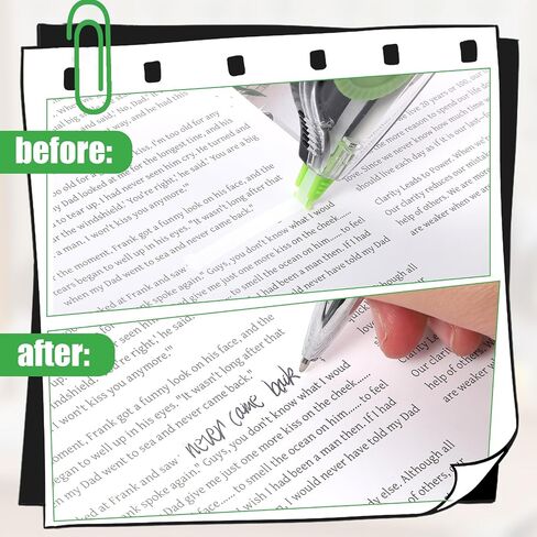 BESARME 4 Pcs White Out Correction Tape Colorful Correction Tape 39.4Ft Each Whiteout Roller Correction Tape Pen for Students Office Supplies in Saudi Arabia
