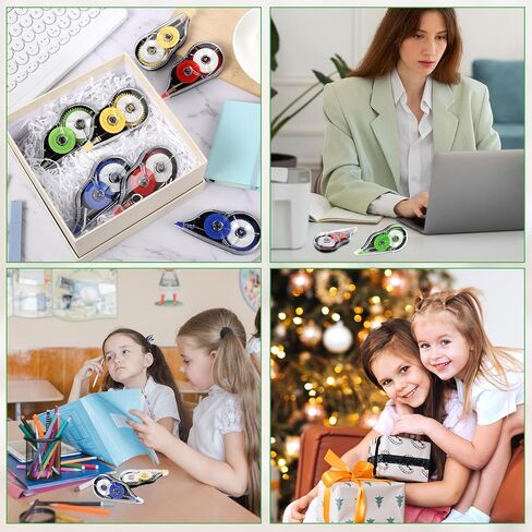 BESARME 4 Pcs White Out Correction Tape Colorful Correction Tape 39.4Ft Each Whiteout Roller Correction Tape Pen for Students Office Supplies in Saudi Arabia