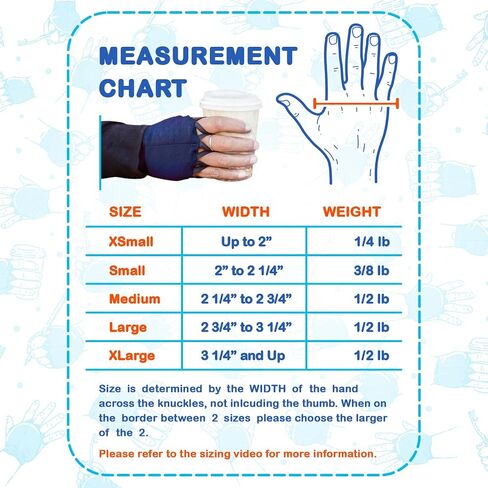 Handithings®: Hand Weight - Proudly Hand Made in the USA! (WORKS FOR RIGHT OR LEFT HAND) Beneficial for Tremor Control, Fine Motor Skill Activities, Improved Hand/Wrist Mobility, Writing Stability & Strengthening. (PLEASE SEE SIZING CHART AND MEASURE HAND in Saudi Arabia