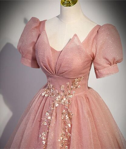 Women's Tulle Prom Gown A-Line Tiered Evening Party Dress Formal Pageant Dress in Saudi Arabia