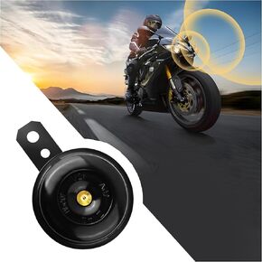 Loud Motorcycle Horn,12V 1.5A 105dB Electric Motorcycle Loud Speaker,Universal Motorcycle Speaker Motorcycle Accessories for Most Motorcycles Scooters ATVs Dirt Bikes