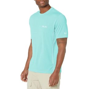 HUK Men's Icon X Short Sleeve Fishing Shirt with Sun Protection