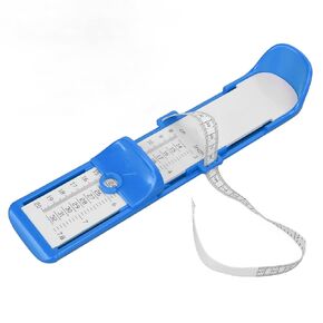 Feet Length Measuring Ruler, Multifunction Body Measuring Tape Accurate Shoe Feet Measuring Ruler for Kids Infants Men Women Foot Measuring Tools Shoe Sizer Foot Measurement Devices(Blue)