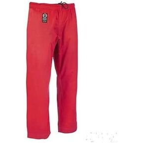 بنطال Pro Force Gladiator 8oz القتالي للكاراتيه - أحمر - مقاس 6 in Kuwait