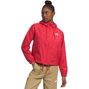 THE NORTH FACE Womens Antora Rain Hoodie, XXL, Clay Red