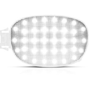 Gempro Interior Map Dome Light Cover Lens&White Led Overhead Console Reading Lamp Compatible with Dodge Ram 1500 Dakota Neon Chrysler Sebring, 6000K White