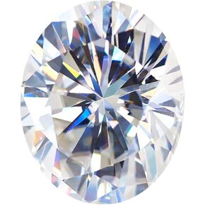 Loose Moissanite Diamond Stone Oval Cut D Color VVS1 Clarity Gemstones for Wedding Rings Pendant Necklace Jewelry Making, with GRA Certificate