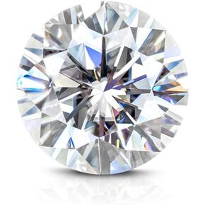 0.3-6ct Loose Moissanite stones Size 4-12mm Round Brilliant VVS1 White D Color Moissanite Loose Gemstone For Jewelry DIY