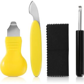 4 PCS Professional Watch Back Removal Tool，Pry Watch Back Case Opener，Watch Battery Replacement Set, Watch Repair Kits