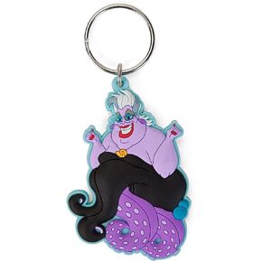 Disney 23889 Ursula Soft Touch PVC Key Ring, One Size, Multicolor