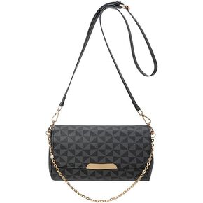 CHENFANS Women's Crossbody Bags Fashion Chain Bags Classic Casual Clutches Envelope Shoulder Bags PU Women's Messenger Bags