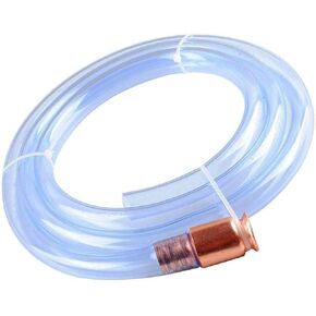 3/4" Gas Siphon Hose, Shaker Siphon for Gasoline/Fuel/Water Transfer, Safety Self Priming Hose 6ft