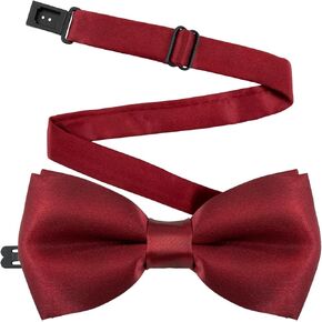 Adjustable Kids Bow Tie Pre-tied Bowtie Solid Color Children Bow Tie Little Boys' Bow Tie for Kid Toddler Baby Wedding Party