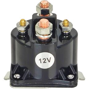 12V 4 Terminal 100A Dump Trailer Solenoid Relay SAZ4201GJ 391-2-C Intermittent Duty Compatible with Monarch Bucher 07522 190107 SAZ-4201ER Hydraulic Pump Motor