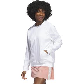 adidas Golf Women's Standard Made with Nature Sweatshirt, Wonder Taupe