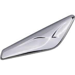 Front Fender Chrome Trim Finisher for Right Passenger Side Fender Compatible with BMW X3 F25 X4 F26 2011 2012 2013 2014 2015 2016 2017 2018 Replaces 51117338570