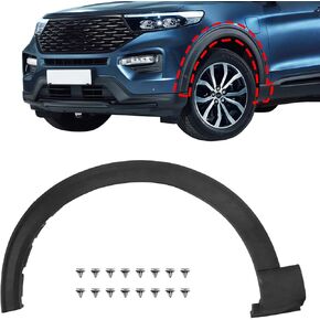 Front Left Fender Molding Trim Compatible with Ford Explorer Police Interceptor Utility 2020 2021# LB5Z16039AA FO1290139 17090003