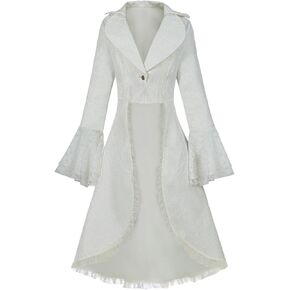 Women's Medieval Renaissance Gothic Jacket Coat Victorian Pirate steampunk Jacket