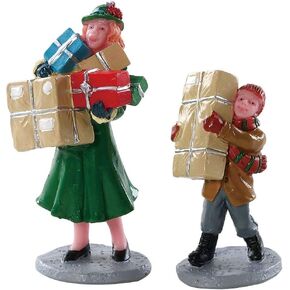 Lemax Village Christmas Rush (Set of 2) # 82610
