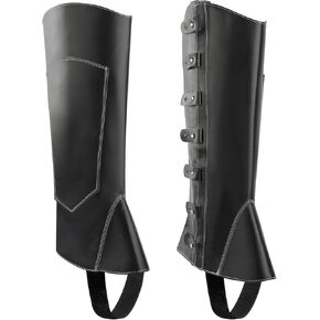 Costume Boot Covers Men Women Pirate Boots Covers Medieval Renaissance Steampunk Boots Covers Tops with Studs for Halloween Cosplay Costume