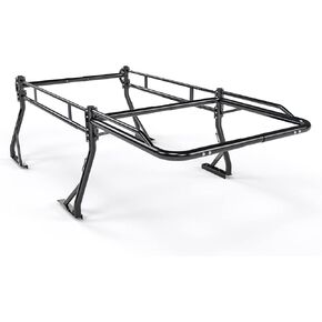 AA-Racks Model X39 Truck Bed Ladder Rack Side Bar with Long Cab Ext (X39-LC-Black)