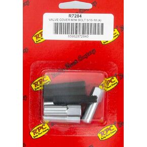 Company R7284 1-3/8" x 5/16-18" Thread Chrome Mini Bolt Valve Cover