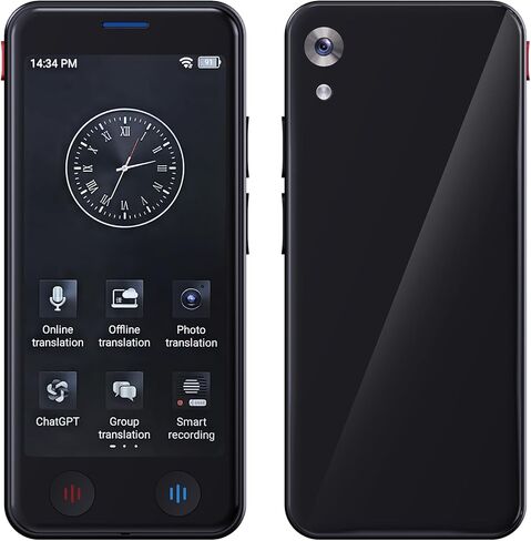 Portable Language Translator Device，Ai Instant Two-Way Online 139 ＆ Offline 17 Foreign Translator Support Voice, Recording, Photo in Kuwait