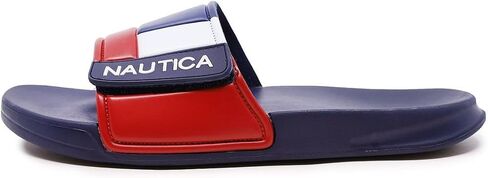 Nautica Men's Athletic Slide, Adjustable Straps Comfort Sandal in Kuwait