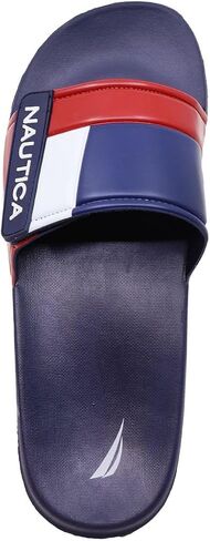 Nautica Men's Athletic Slide, Adjustable Straps Comfort Sandal in Kuwait