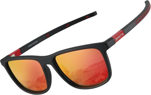 ZENOTTIC Square Polarized Sunglasses for Men - Lightweight TR90 Frame 100% UV Blocking Shades for Driving Fishing Golf Sports in Kuwait