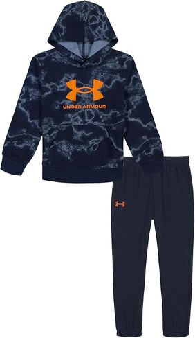 Under Armour boys Long Sleeve Logo Hoodie & Joggers Set in Saudi Arabia