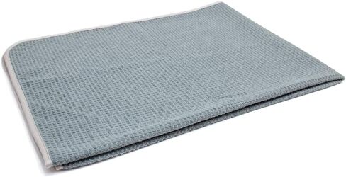 Big Thirsty Microfiber Waffle-Weave Car Drying Towel 25"x36" (Black w/Red Edge) in Saudi Arabia