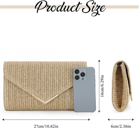 Straw Clutch Purse Raffia Rattan Summer Evening Bag Woven Beach Handbags for Women Wedding Vacation Travel Party 2024 in Saudi Arabia