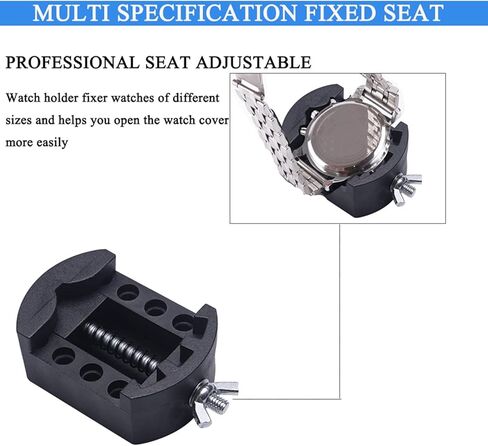 13pcs Watch Back Remover Tool Professional Watch Battery Replacement Tool Kit, Suitable for Watch Back Removal with Watch Back Remover Tools Including Watch Opener in Kuwait