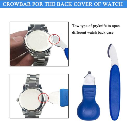 13pcs Watch Back Remover Tool Professional Watch Battery Replacement Tool Kit, Suitable for Watch Back Removal with Watch Back Remover Tools Including Watch Opener in Kuwait